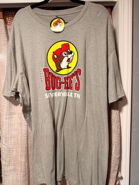 Buc-ee's Short Sleeve Logo Tee - Gray